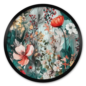 Poster Lenteweide met bloemen - Jaszke 