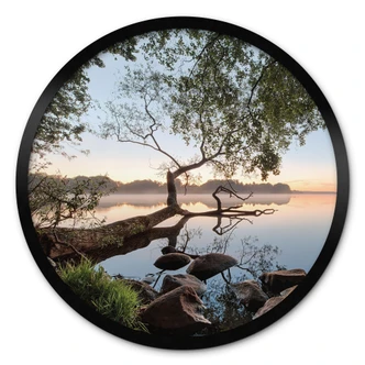 Poster Uitzicht op het meer - Keller 