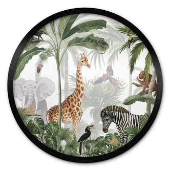 Poster Kikki Belle - Jungle Jive - Round Poster Kikki Belle - Jungle Jive - Round