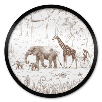 Poster Jungleparade met dieren - Kikki Belle 
