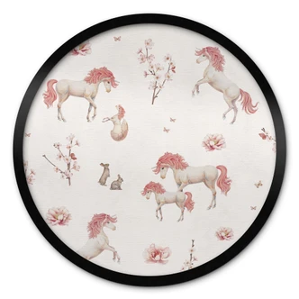 Unicorn dream poster - Kikki Belle - Round 