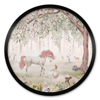 Poster Sprookjesbos met eenhoorns - Kikki Belle 