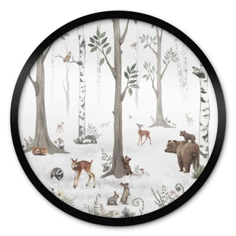 Poster rond Kikke Belle - Forest Beauties 