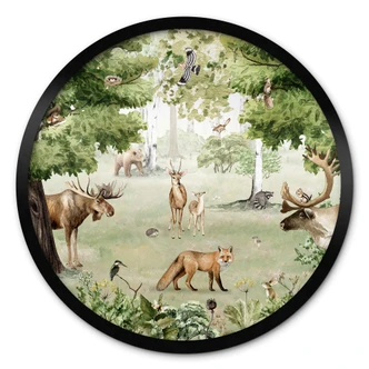 Poster Kikki Belle - Forest wonder - Rund Poster Kikki Belle - Forest wonder - Rund