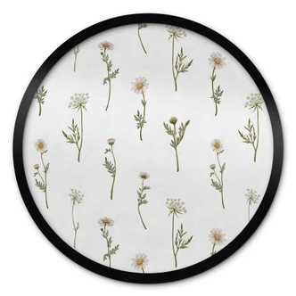 Poster meadow romance with field flowers - Kikki Belle - Round 