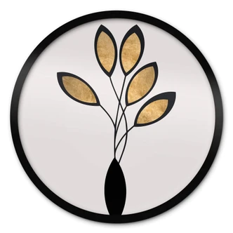 Ronde Poster Kubistika - Cinco 