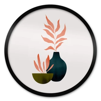Poster rond Kubistika - Autumn Plants 