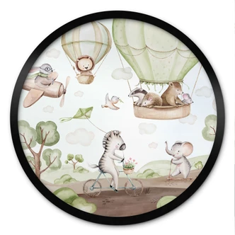 Kinderposter Ballonfahrt der Tierfreunde - Kvilis - Rund 