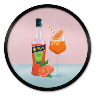 Poster Aperol Spritz - Lizde - Rund 