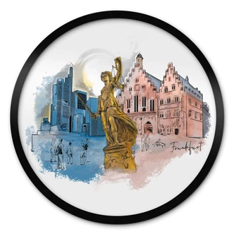 Poster rond Love your City - Frankfurt 