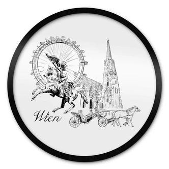 Poster rond Love your City - Vienne 
