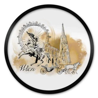 Poster rond Love your City - Vienne 