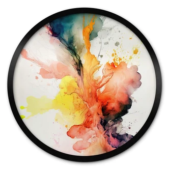 Ronde Poster Mauro - Kleurenexplosie 