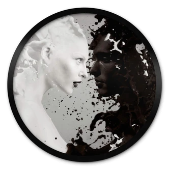 Poster Mjölk & Kaffe - Rund 