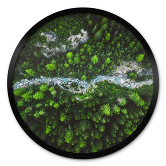 Poster Murko - Mutter Natur - Rund 