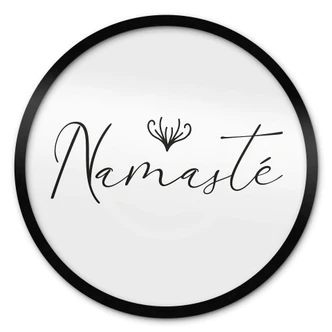 Poster Namasté - Rund 