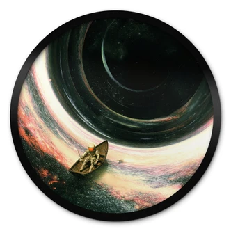 Poster Astronaut in een boot - Nicebleed 