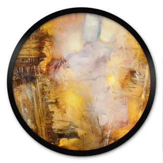 Poster Luce e ombra d'ambra - Schmucker - Rotondo Poster Luce e ombra d'ambra - Schmucker - Rotondo