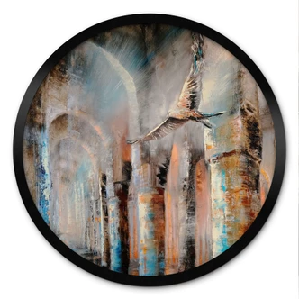 Póster Vuelo por las arcadas - Schmucker - Redondo 