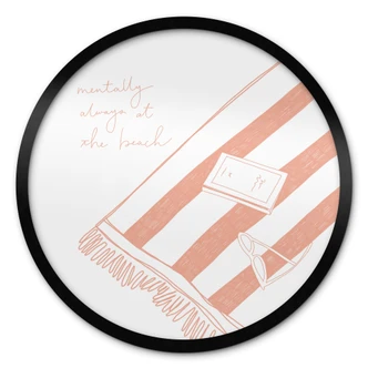 Poster longing for beach and sea - Soley - Round 