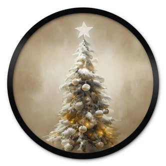 Poster Treechild - Golden Christmas Tree 