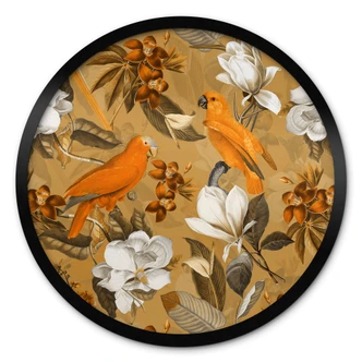 Poster Rond UN Designs - Tropical Ocher 