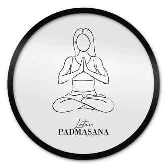 Póster Yoga - Loto - Redondo 