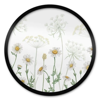 Póster Sir Edward - Paseo florido de primavera - Redondo 