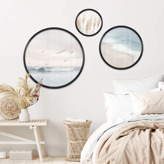 Poster Sisi & Seb - Set rêve d'été au bord de la mer (3 pièces) 
