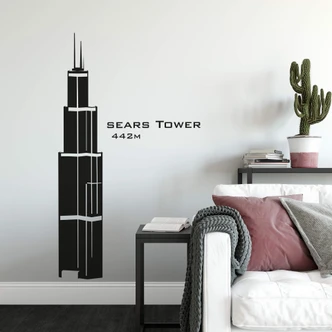 Wandtattoo Sears Tower 