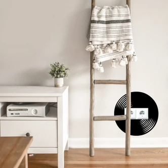 Wandtattoo Schallplatte 