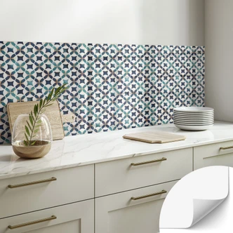 Zelfklevende Keukenachterwand Portugees monster - Azulejos - Treechild 