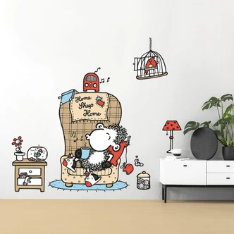 Sheepworld Home Sheep Home Wall Sticker 