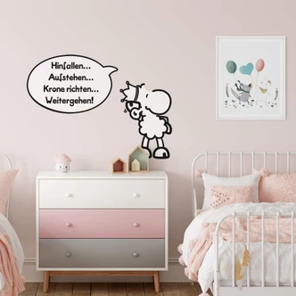 Wandtattoo sheepworld Worthelden Krone richten 