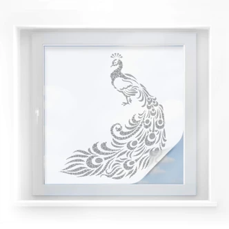 Sichtschutzfolie Abstract Peacock 