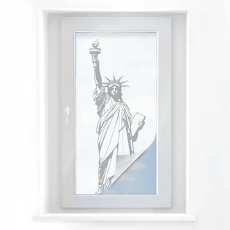 Window foil American Statue 