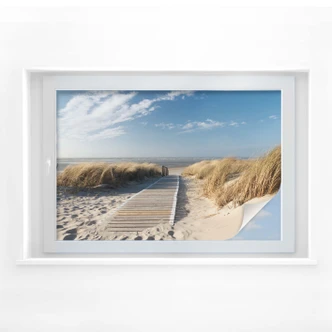 Window foil – to the beach 