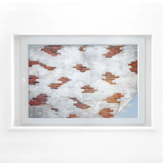 Sichtschutzfolie Backsteinmauer 