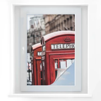 Sichtschutzfolie Britische Telefonzelle 