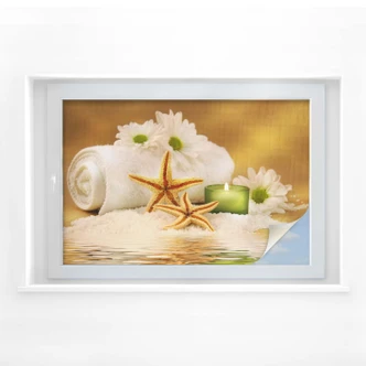 Sichtschutzfolie Candle Snow 