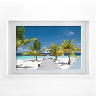 Sichtschutzfolie Der Weg ins Paradies 