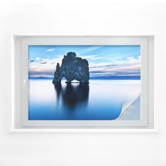 Sichtschutzfolie Felsen im Meer 