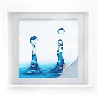 Sichtschutzfolie H2O - quadratisch 