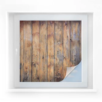 Window foil Wooden Panel 01 – square 