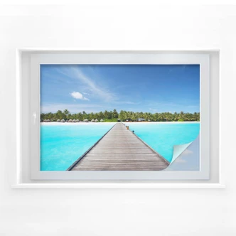 Pellicola adesiva per vetri - Caraibi 