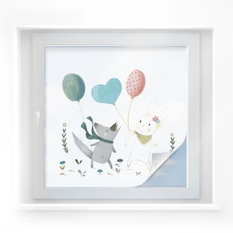 Sichtschutzfolie Loske - Ballons 