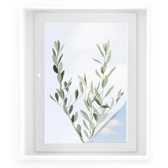 Sichtschutzfolie Sisi & Seb - Olivenzweig 