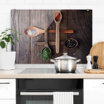 Spritzschutz Aleksandrova - Gewürz Variationen Spritzschutz Aleksandrova - Gewürz Variationen