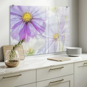 Stænkplade - Disher - Frozen Flowers 