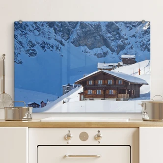 Spatscherm Vakantie in de Alpen 